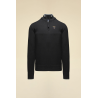 MAGLIA CON MEZZA ZIP