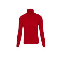 TURTLENECK SWEATER RED