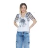 T-SHIRT MARY M/M TULLE FANTASIA STELLE+STAMPA