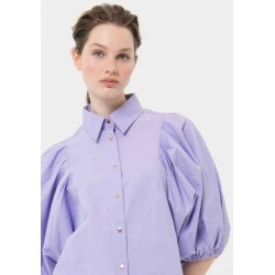 SHIRT WITH PUFFY 3/4 SLEEVES LAVEND